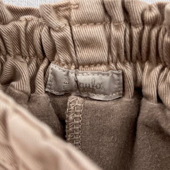 IL GUFO Bermuda Legging Pant Baby Toddler Tan 6 Month Shorts Layered Pull On NEW - Picture 10 of 13